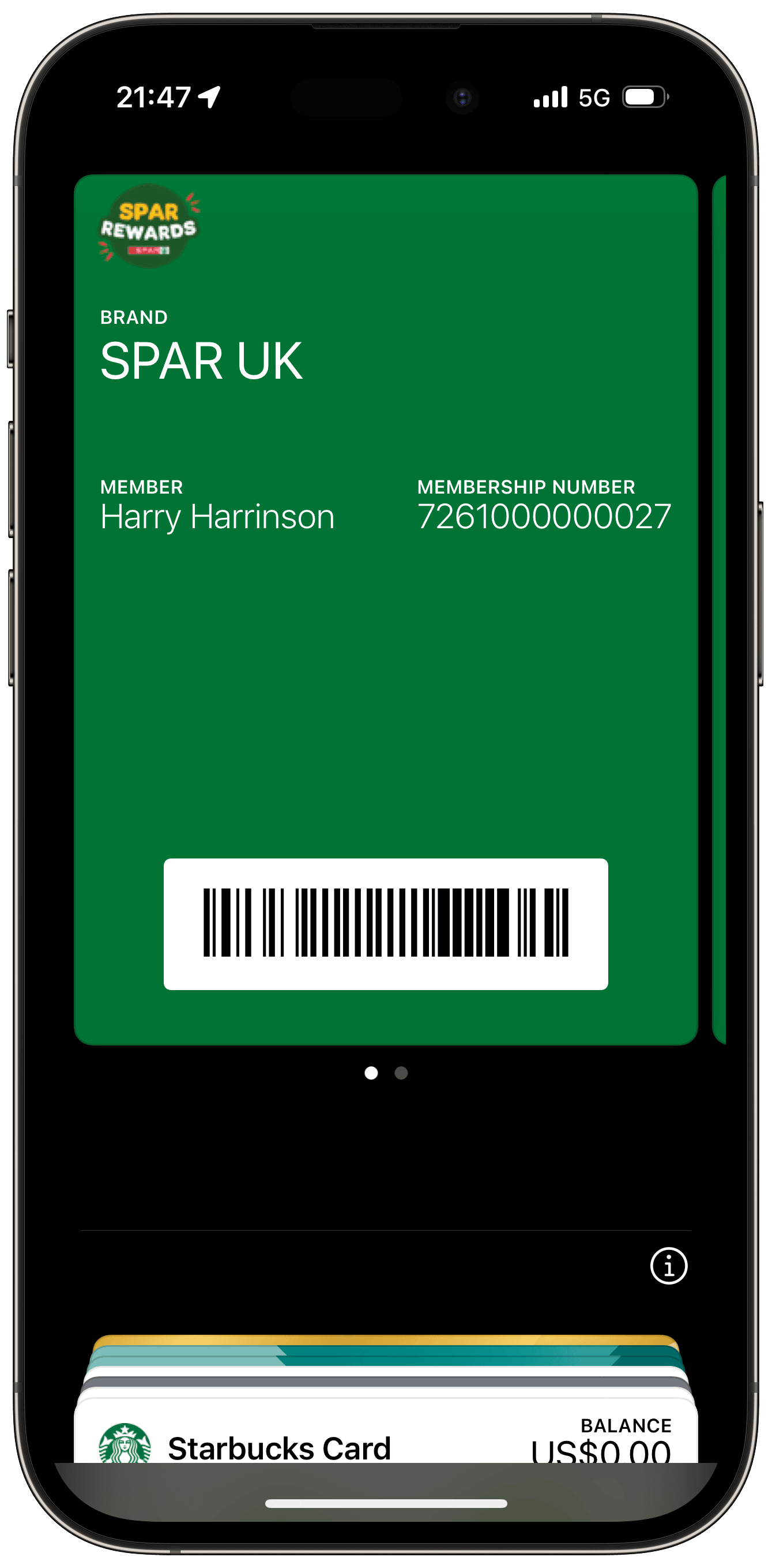 Mobile Wallet Passes